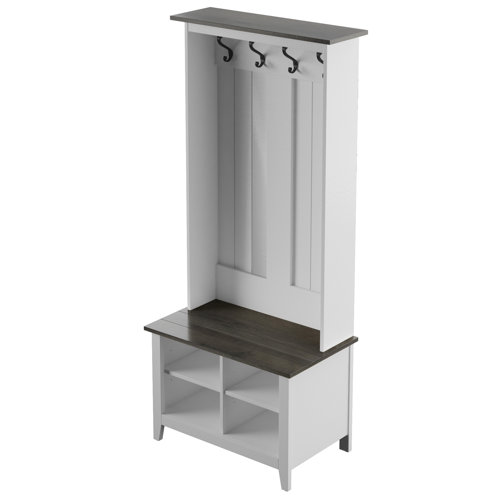 Laurel Foundry Modern Farmhouse Jaydon 30'' Wide Hall Tree with Bench